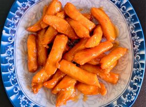 Hình của món Ức gà chiên nước mắm.