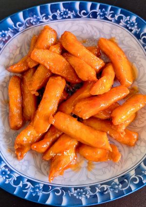 Hình của món Ức gà chiên nước mắm.