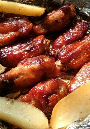 Foto resep Sweet Sticky Chicken Wings