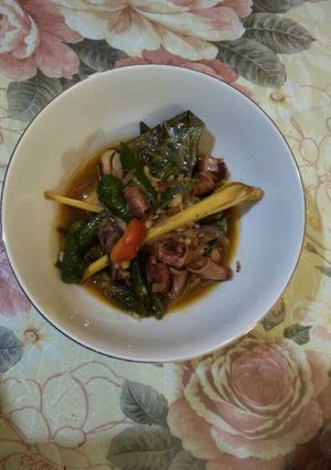 Foto resep Cumi cabe hijau