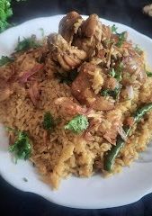 A picture of Yakhani pulao.