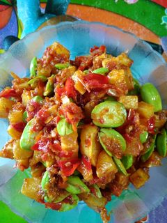 Foto resep Balado kentang pete