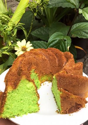 Foto resep Sponge Cake Pandan Cheese