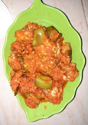 Foto resep Balado Terong Ampela Mercon