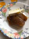 Jalea de mango con queso crema