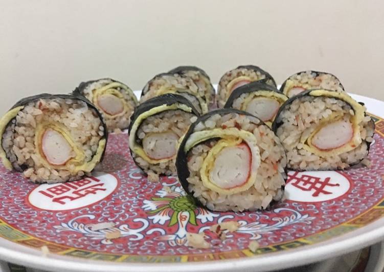 Sushi Roll Sederhana boncabe