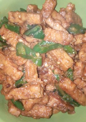 Foto resep Sambal Goreng Tempe Lombok Ijo