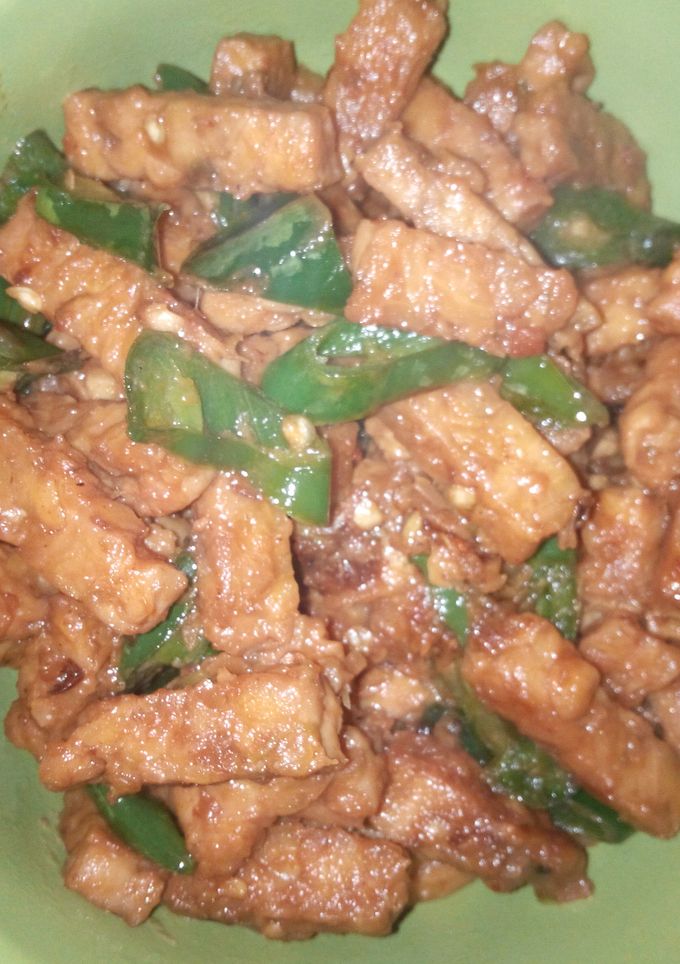 Foto resep Sambal Goreng Tempe Lombok Ijo