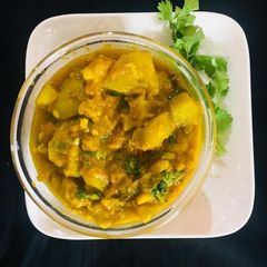 A picture of Without oil Bottle Gourd.