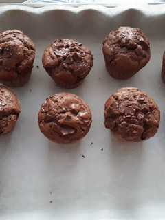 Una foto de Magdalenas de chocolate