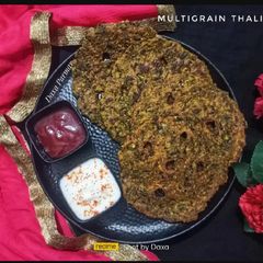 A picture of Multigrain Thalipeeth.