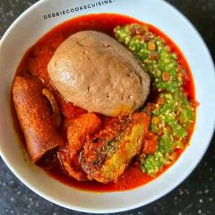 A picture of Okra soup.