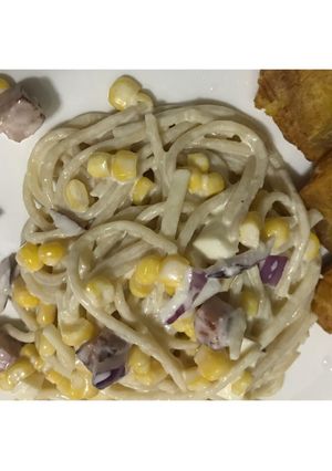 Una foto de Pasta fría con Mayonesa