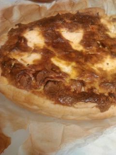 Una foto de Quiche de apio y calabaza