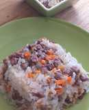 Pastel de arroz y carne