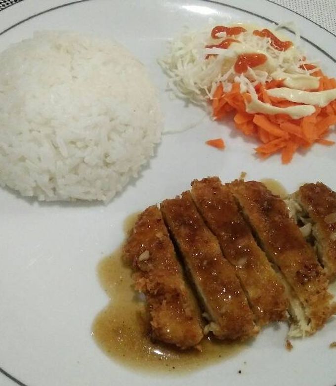 Foto resep Ayam Katsu Teriyaki Saus ala Solaria