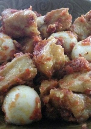 Foto resep Sambal Tahu Telur Puyuh