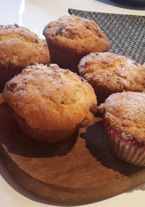 A picture of Easy Chocolate chip muffins.