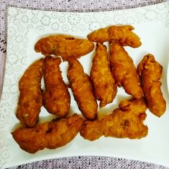 A picture of Stuff Bhindi fritters.