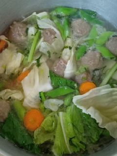 Foto resep Sayur sop mix baso sapi