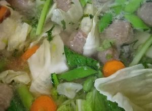 Foto resep Sayur sop mix baso sapi