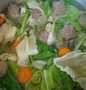 Langkah Mudah untuk Menyiapkan Resep Sayur sop mix baso sapi Anti Ribet, Enak