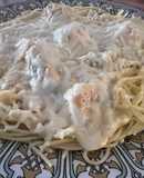 Pasta con salmón