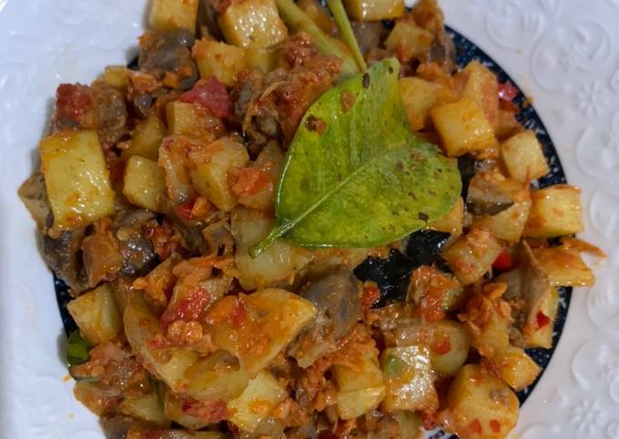 Sambal Goreng Kentang Ati Ampela