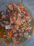 Iwak asin telang asam manis pedas