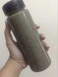 Banana juice with blueberries