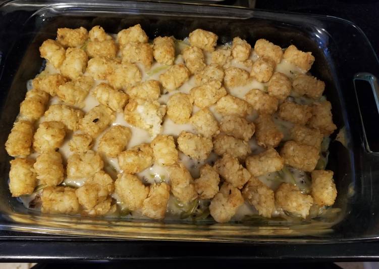 Easiest Way to Make Perfect Green been tater tot casserole