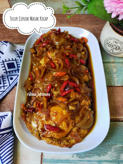 Foto resep Telur Ceplok Masak Kecap