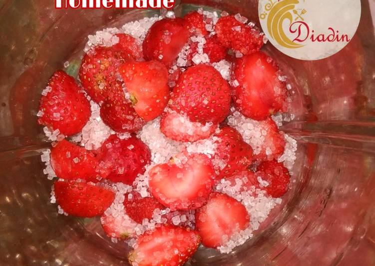 {Cara Memasak Selai Strawberry Homemade 🍓 Anti Ribet