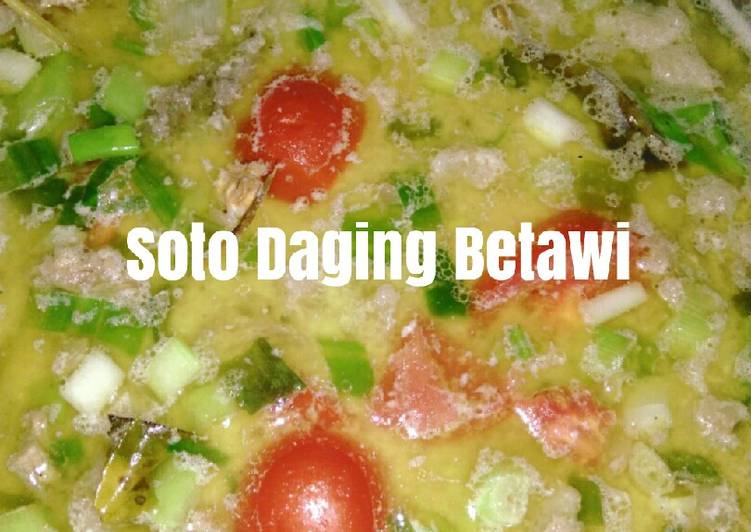 Soto daging betawi