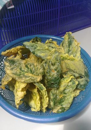 Foto resep Peyek bayam
