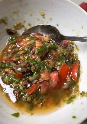Foto resep Sambel Pecak Enak Pedes Ala Mas Mono