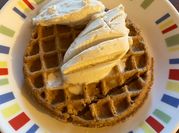A picture of dairy-free ice cream