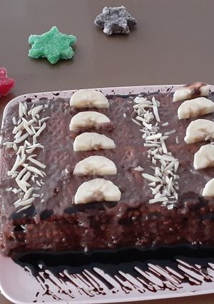 عکسی از دستور کیک یخچالی