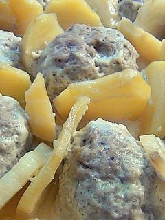 Фото Тефтели с картошкой. Простой и очень вкусный рецепт.