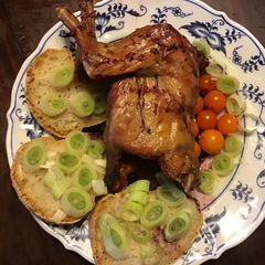 A picture of California Farm Air Fryer Roasted Rabbit.
