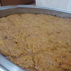 Una foto de 35. Namoura / Basbousa no tradicional 🥧🍊Torta de semolina económica y nutritiva!!