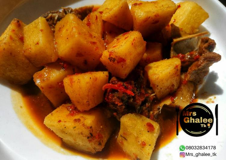 Recipe of Homemade Yam pottage