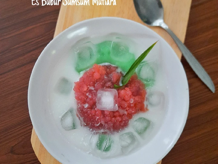 Langkah Mudah untuk Menyiapkan Resep 840. Es Bubur Sumsum Mutiara yang Bisa Manjain Lidah Anti Ribet, Menggugah Selera