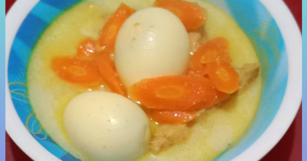 Resep Sayur Kari Telur Dan Tahu Oleh Niesha Thalita Iskandar Cookpad