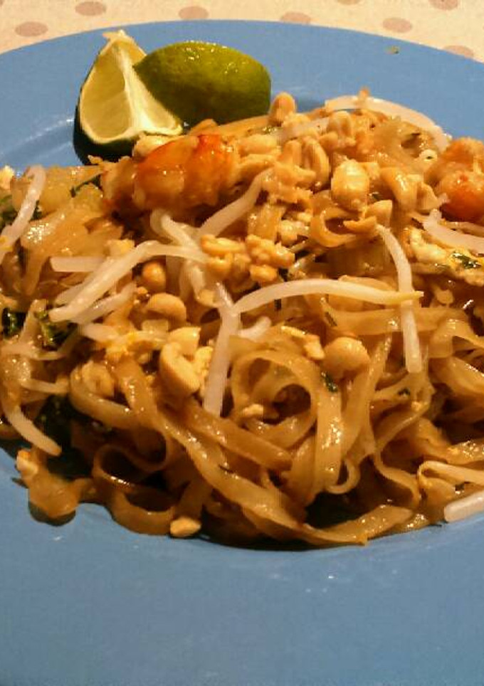 Una foto de Tallarines Tailandeses. Pad thai Noodles