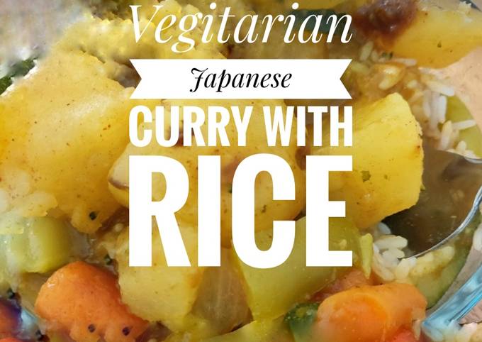 Vegitarian Japanese Curry Bowl with Rice 🍛