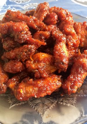 Foto resep Yangyeom Chicken (Spicy Korean Fried Chicken)