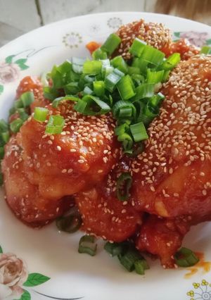 รูปของ ไก่ทอดซอสเกาหลี