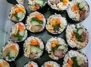 Foto resep Kimbab sederhana