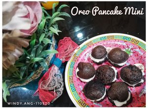 Foto resep Oreo Pancake Mini (cuma 4 bahan - simple)